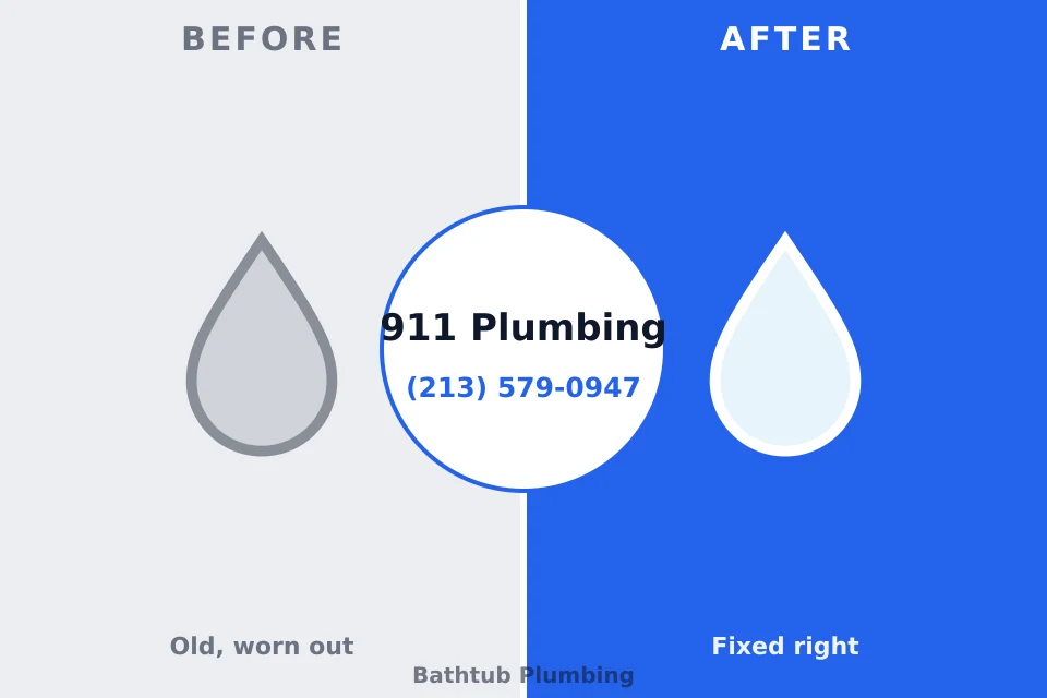 Before and after: plumbing repair South Plainfield, NJ